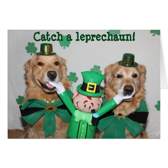 Crochet de golden retriever un lutin (Devant horizontal)