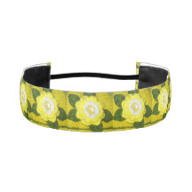 Crochet floral unique vert rose jaune Imprimer sur