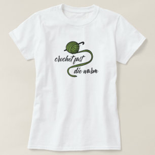 Crochet Vert Olive Fast, T-Shirt Mourir Chaud