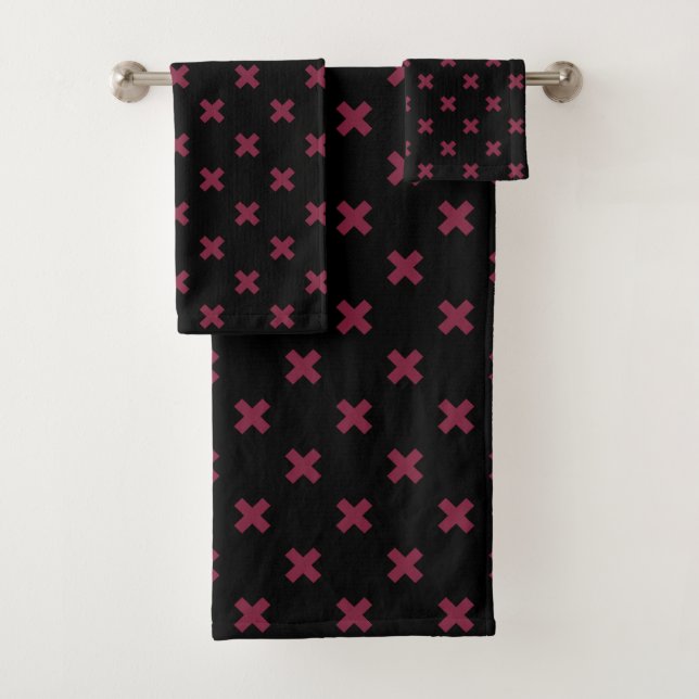 Crochets Mulberry sur noir (En situation)