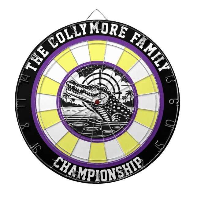 Crocodile dans la conception de lac cible (Devant)