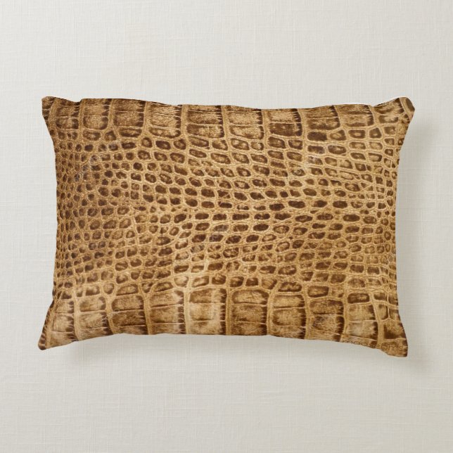 Crocodile d'or Coussin (Dos)