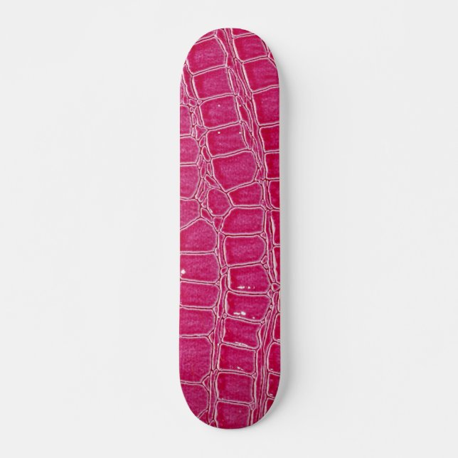 Crocodile rose chaud Crocodile Skateboard Old Scho (Devant)