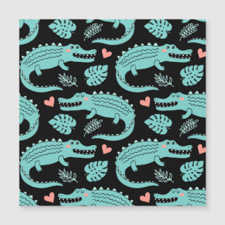 Crocodiles de caricatures, motif mignon sans soudu