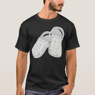 Crocs Clog Chaussure blanche classique T-shirt