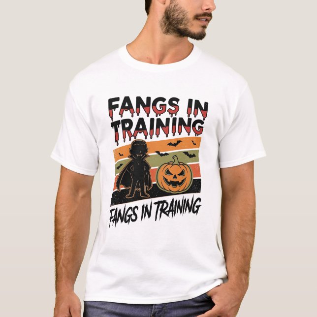 Crocs en formation T-shirt drôle de vampire Hallow (Devant)