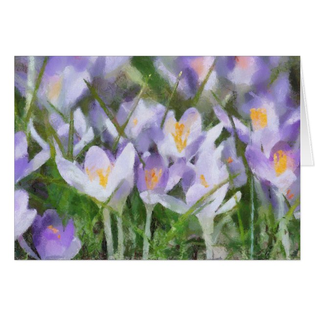 Crocus pourpre (Devant Horizontal)