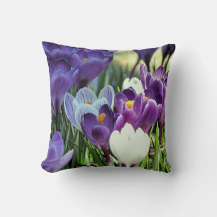 Crocus printaniers - coussin