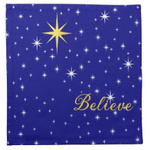 Croire à la magie de Noël Serviette en tissu