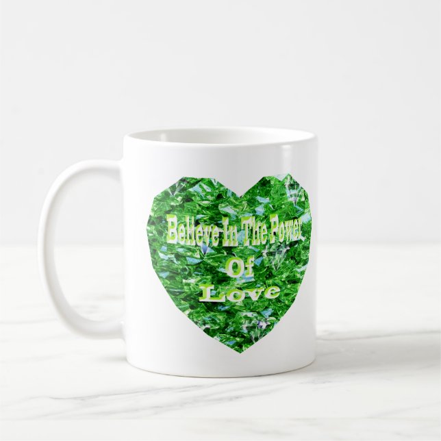Croire Au Pouvoir De L'Amour, Café Mug (Gauche)