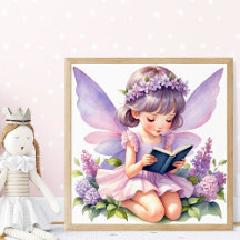 Croire aux contes de fées Affiche d'art de lecture