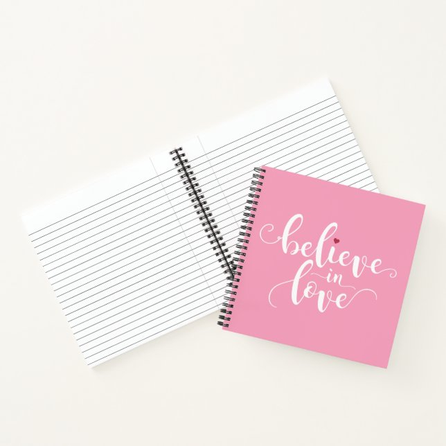 Croire en amour Valentine Calligraphie | Carnet (Intérieur)