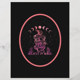 Croire En Magic Celestial Wiccan Scrapbook Papier