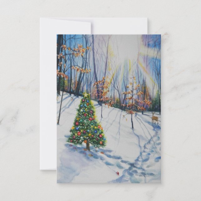 Croire la carte de Noël (Devant)