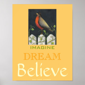 Croire Poster d'Art / Sally Coupe Jacobson