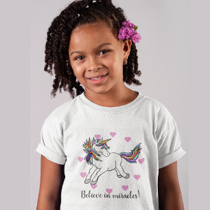 Crois aux miracles ! T-shirt Unicorn - Personnalis