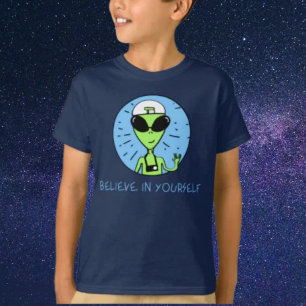 Crois En Toi T-Shirt Enfant Alien