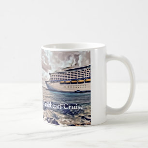 Croisière Caraïbes - Blanc 11 oz Classique Mug Bla