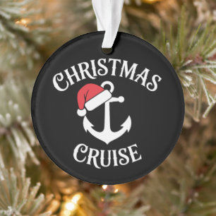 Croisière de Noël Ancre Chapeau de Père Noël Voile