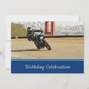 Croisière en moto Invitation d'anniversaire
