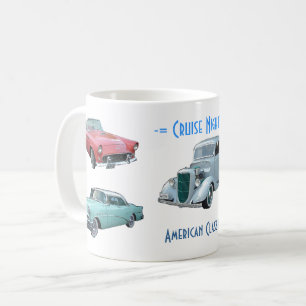 CROISIÈRE NUIT Classique Voitures Mug