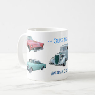 CROISIÈRE NUIT Classique Voitures Mug