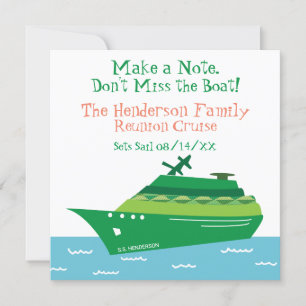 Croisière Reunion Famille Enregistrer la date