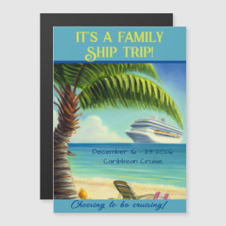 Croisière Stateroom Door Magnet Beach Scène