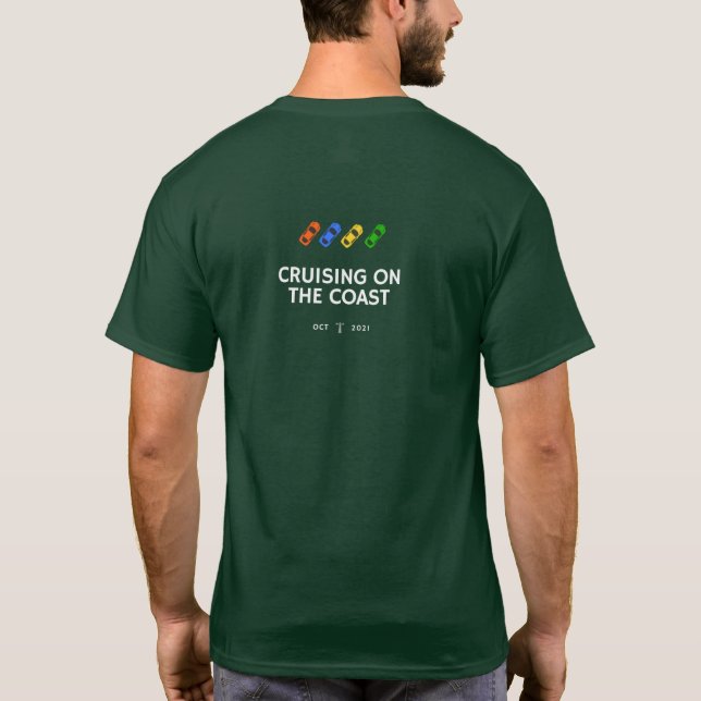 Croisière sur la côte — T-Shirt d'octobre 2021 (Dos)