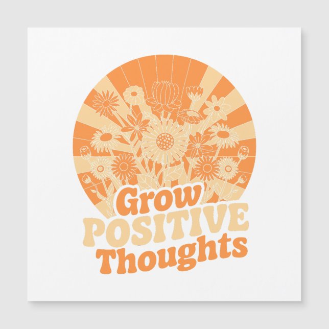 Croissance des pensées positives - Floral inspiran (Devant)