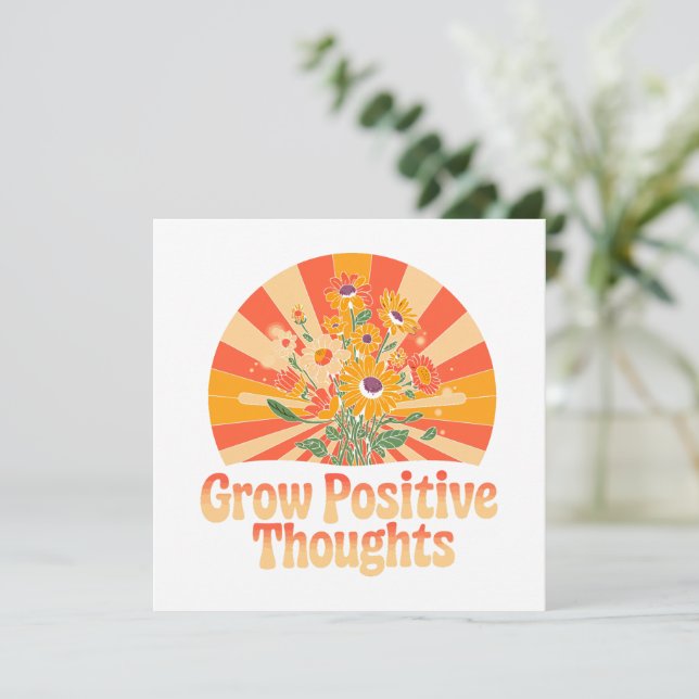 Croissance des pensées positives - Floral inspiran (Debout devant)