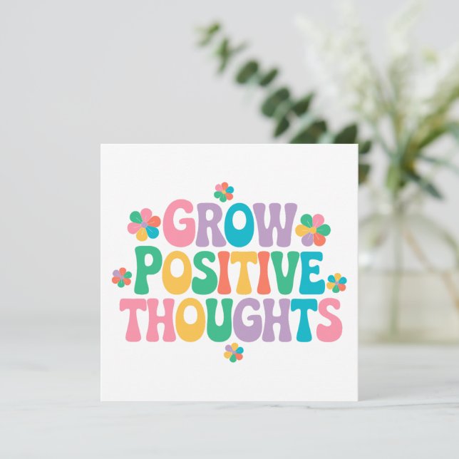 Croissance des pensées positives - Floral Inspirat (Debout devant)