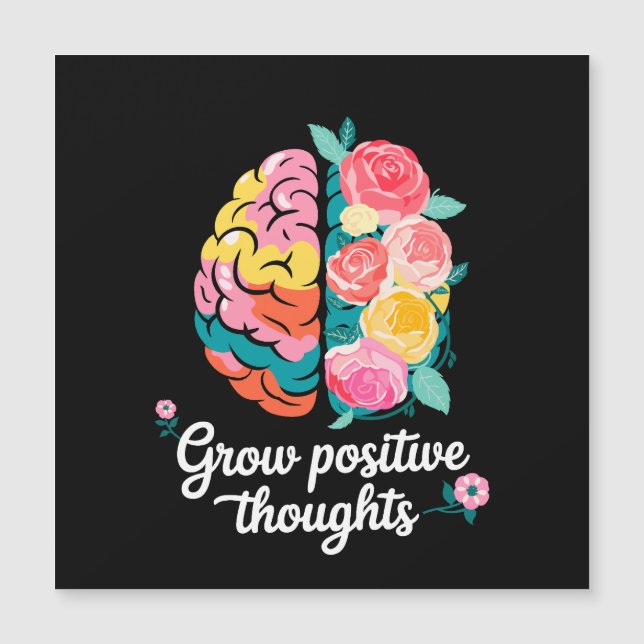 Croissance des pensées positives - Inspirationnel  (Devant)