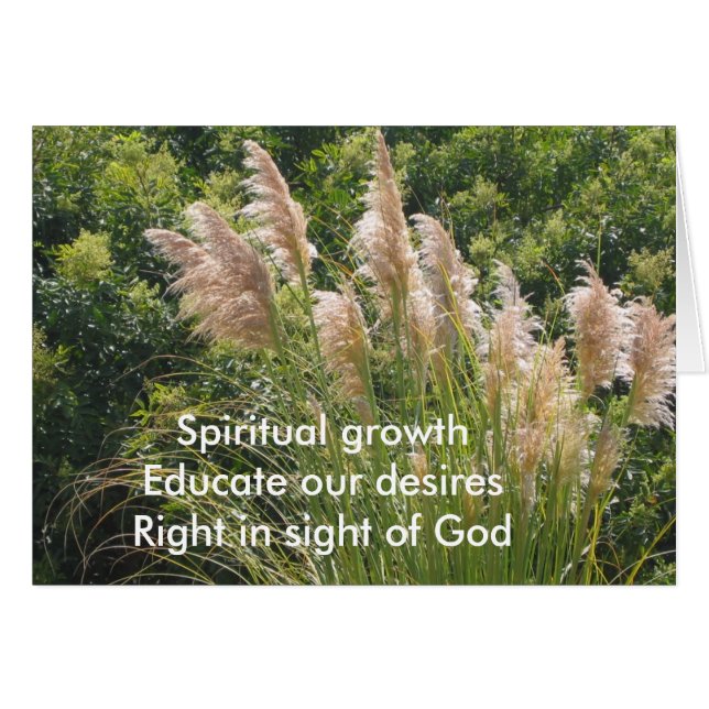 Croissance spirituelle Haiku (Devant horizontal)