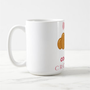 Croissant Coquette Croissant Rose Mug
