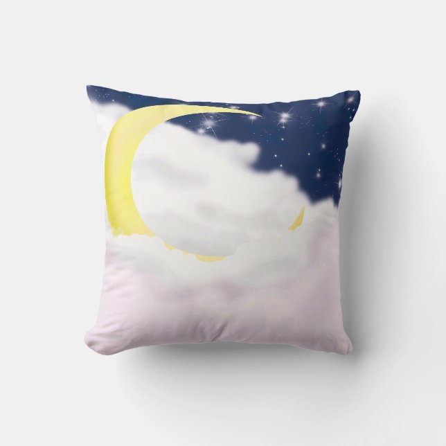 Croissant de Lune dans un Coussin de Nuages Doux  (Recto)
