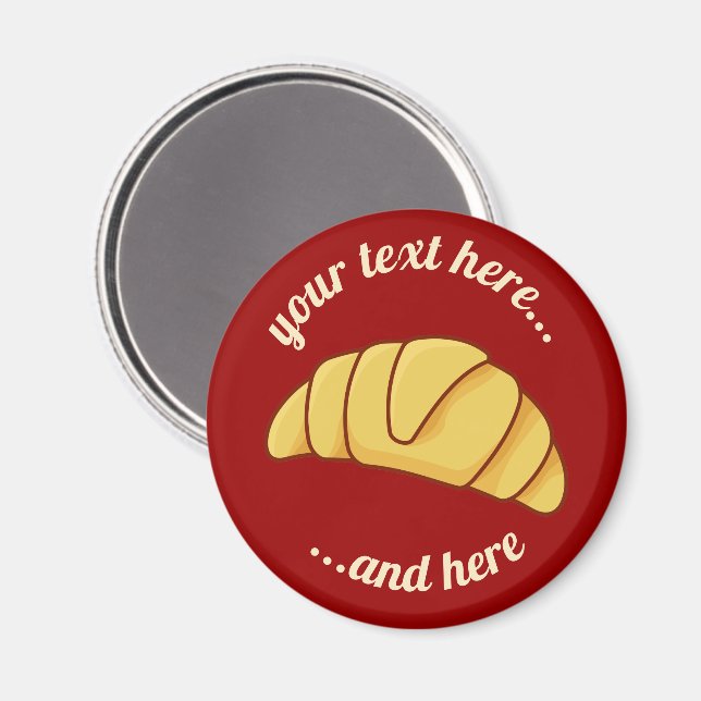 Croissant Magnet (Recto/Verso)