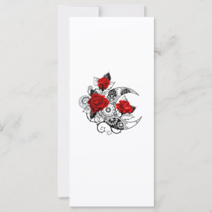 Croissant Mécanique avec Roses Rouges