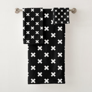Croix blanche sur le noir