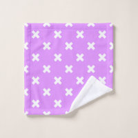 Croix blanches sur lilas