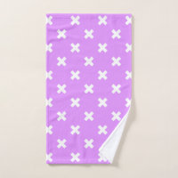 Croix blanches sur lilas