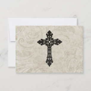 Croix catholique vintage RSVP Entree Choix