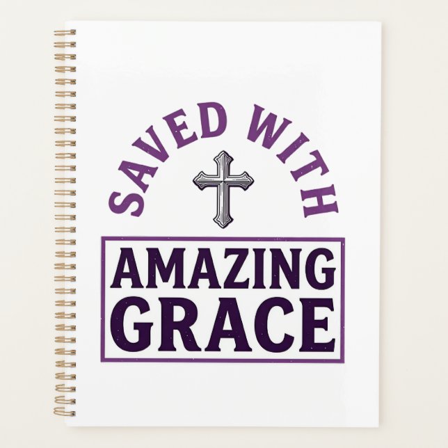 Croix chrétienne Amazing Grace vintage (Devant)