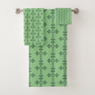 Croix Chrétienne Classique Art Minimaliste Fin