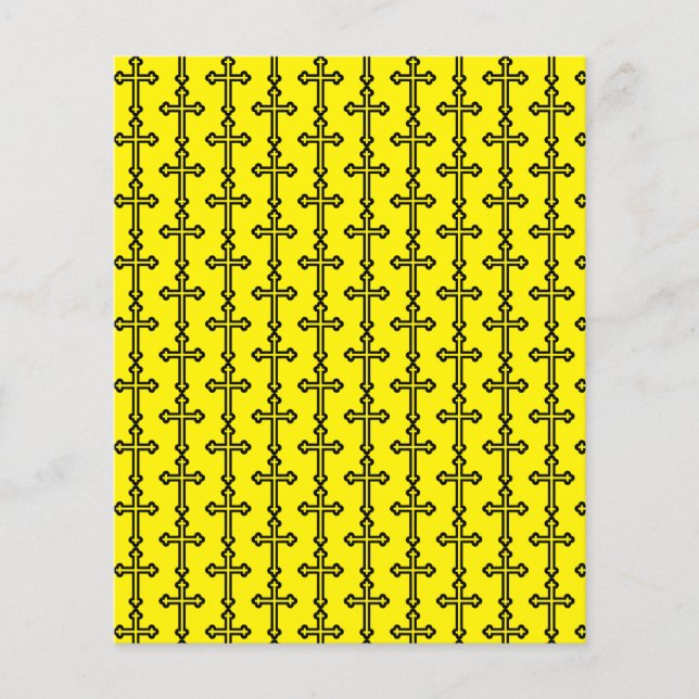 Croix chrétienne noire (Devant)