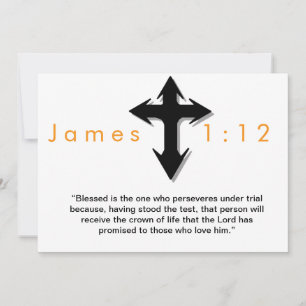 Croix chrétienne Versets Pâques Noël carte postale