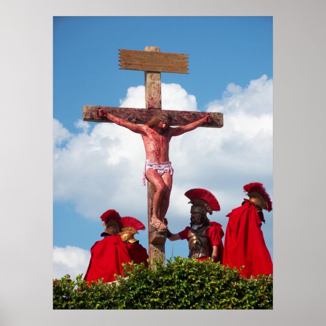 Croix Christ Crucifixion de Jésus-Christ Poster ch (Devant)