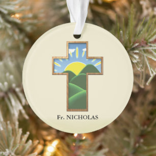 Croix d'anniversaire personnalisée