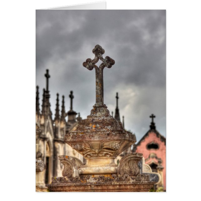 Croix de cimetière en gros plan, Portugal (Devant)