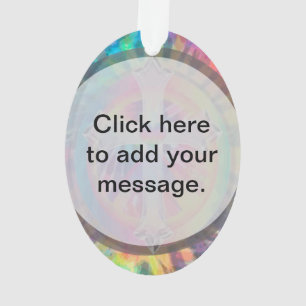 Croix de colorant de cravate avec le coeur au